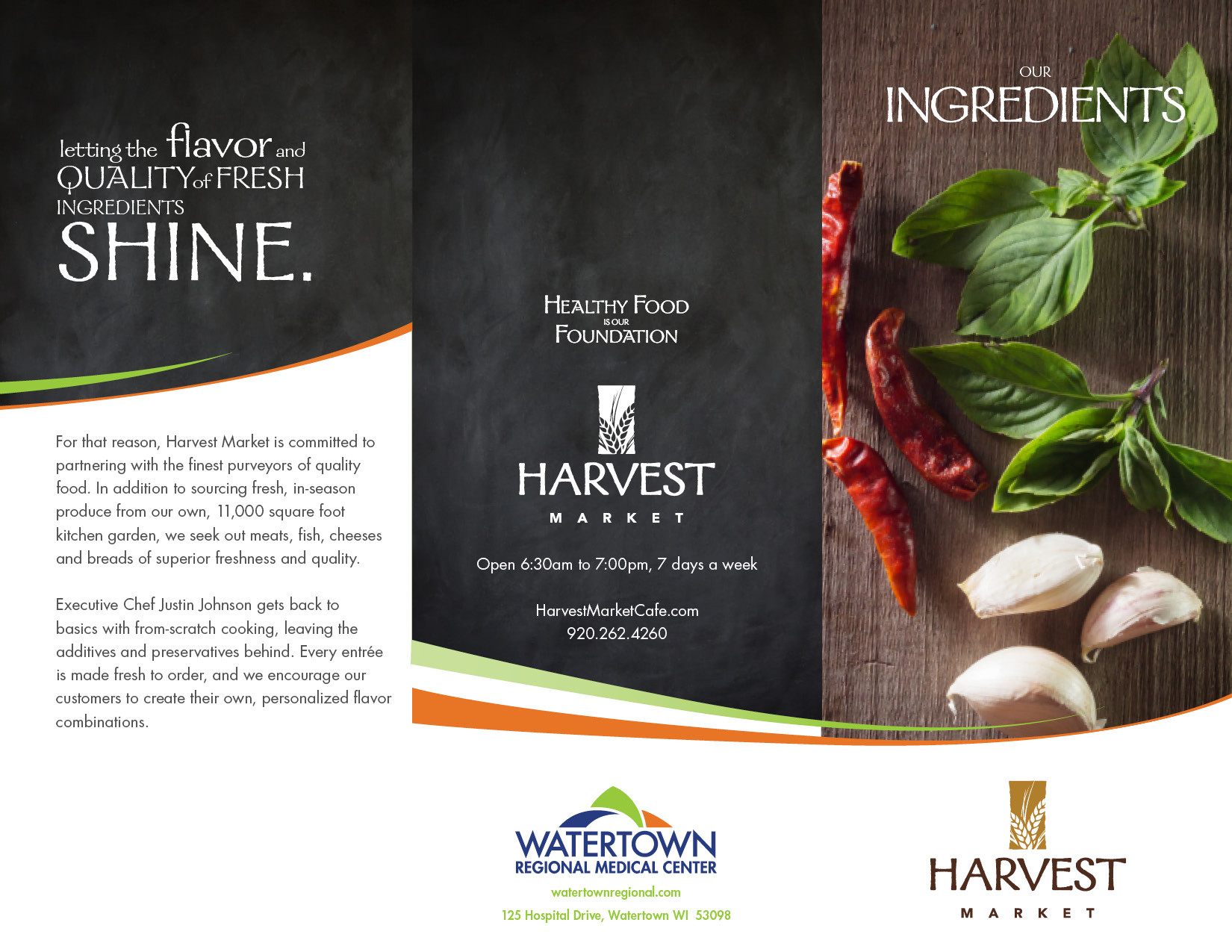harvest market brochure