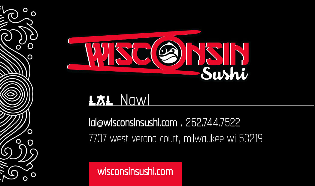 Wisconsin Sushi Business Card